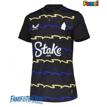 Everton Tricou Fotbal Replică 2025-26 Femei Treilea
